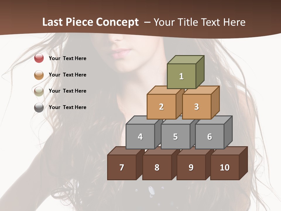 Beauty White Background Isolated PowerPoint Template