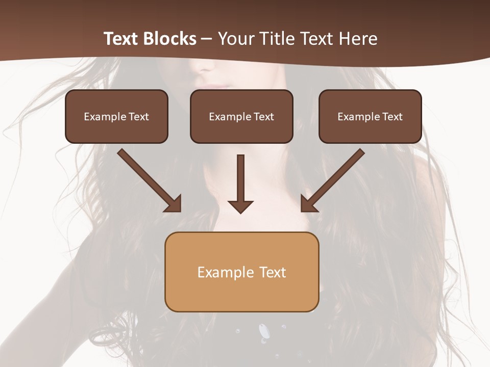 Beauty White Background Isolated PowerPoint Template