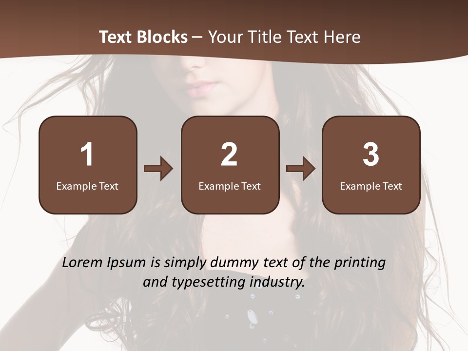 Beauty White Background Isolated PowerPoint Template