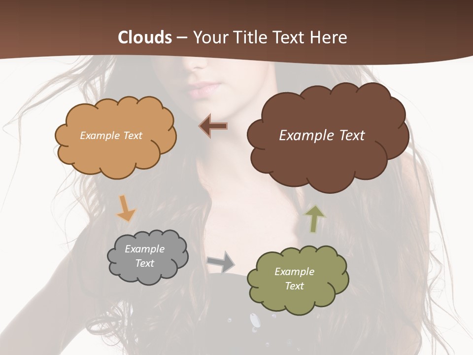 Beauty White Background Isolated PowerPoint Template