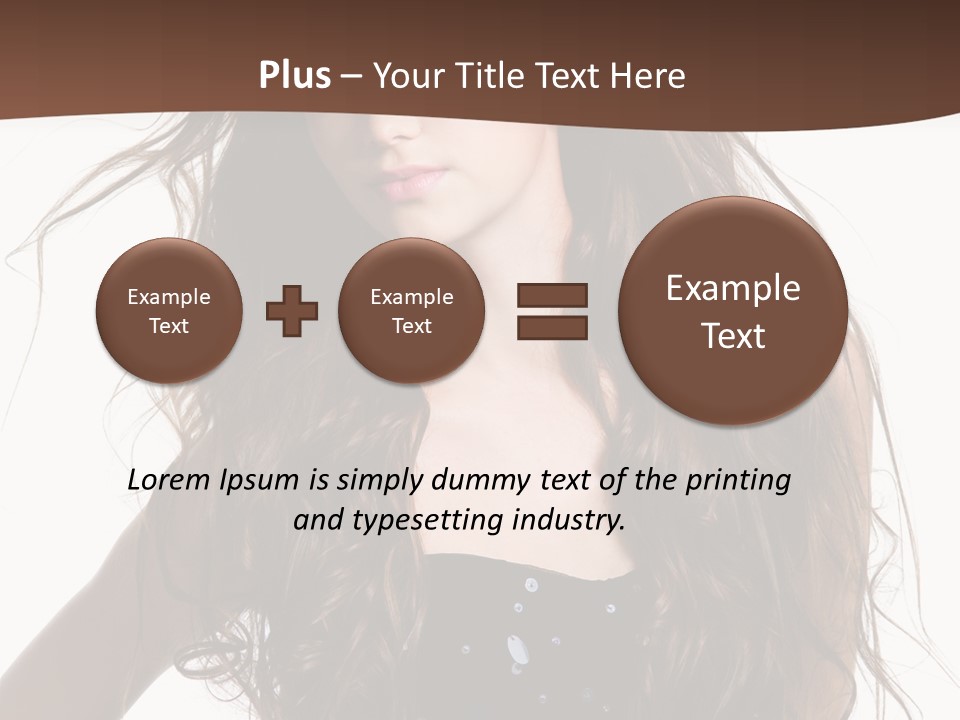 Beauty White Background Isolated PowerPoint Template