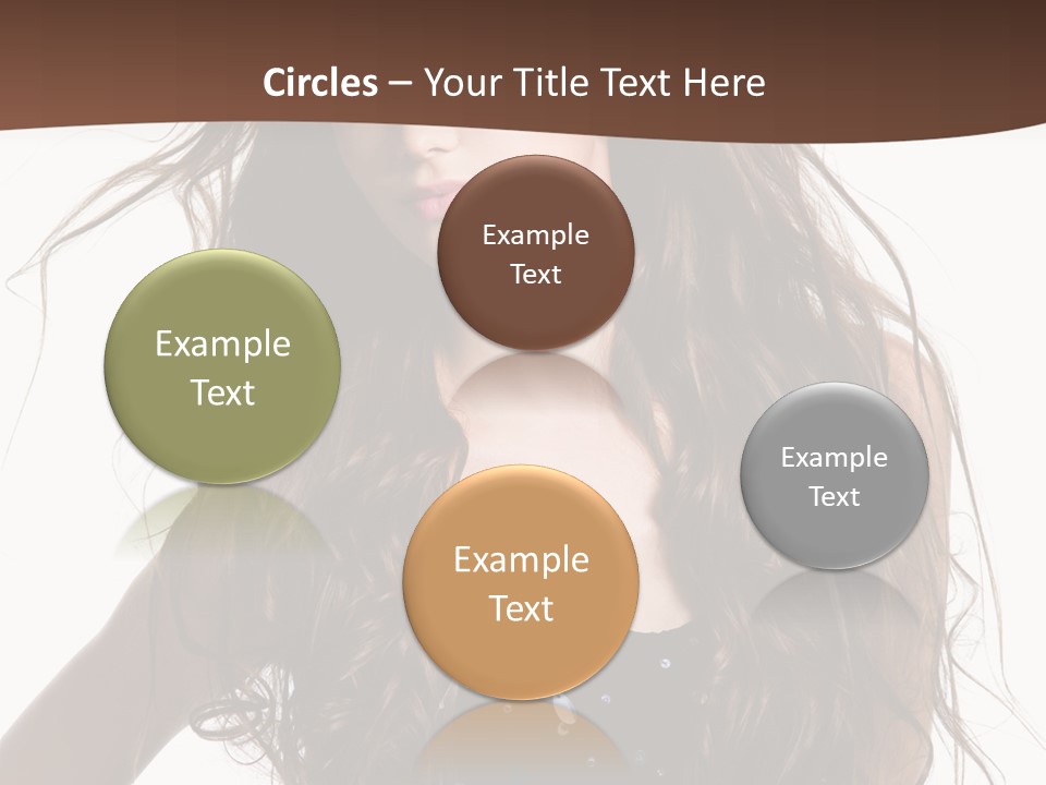 Beauty White Background Isolated PowerPoint Template