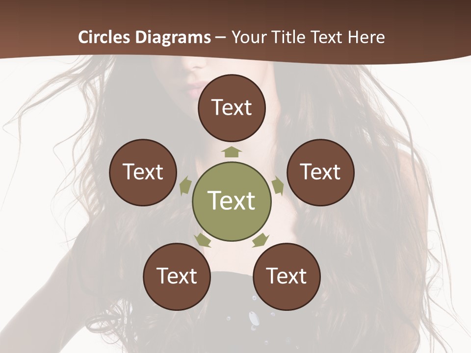 Beauty White Background Isolated PowerPoint Template