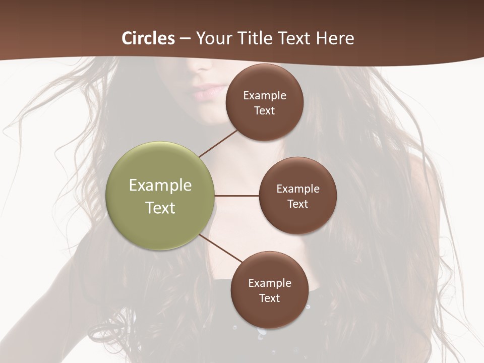 Beauty White Background Isolated PowerPoint Template