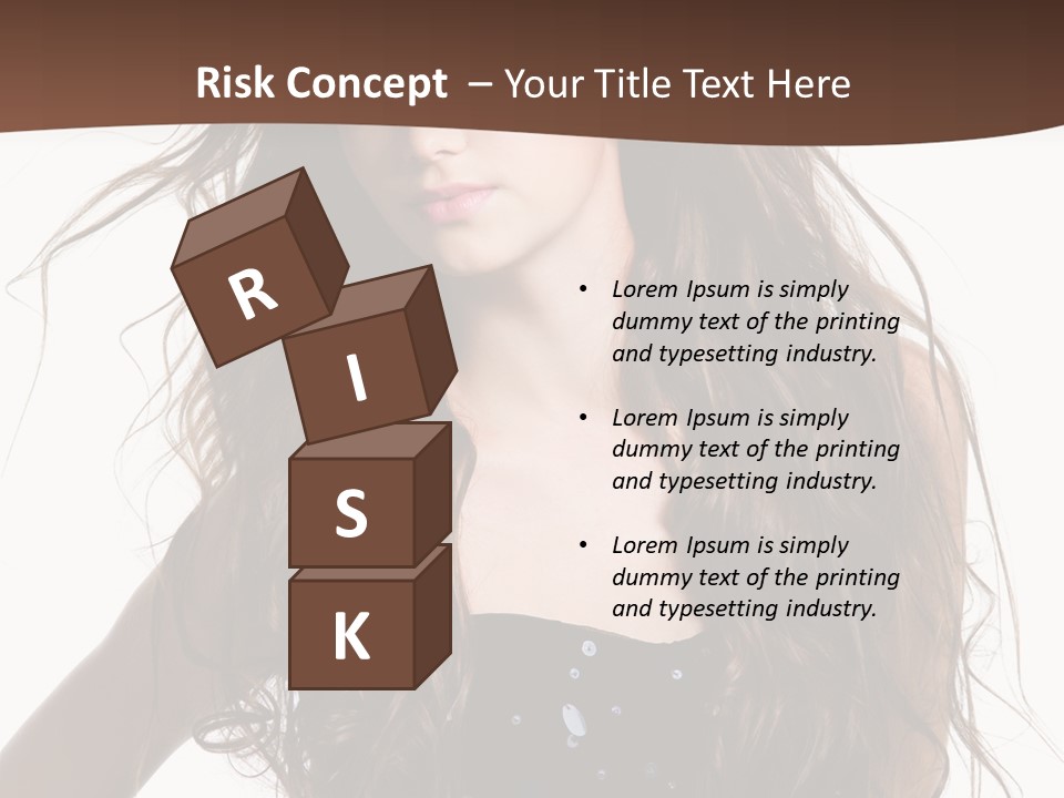 Beauty White Background Isolated PowerPoint Template