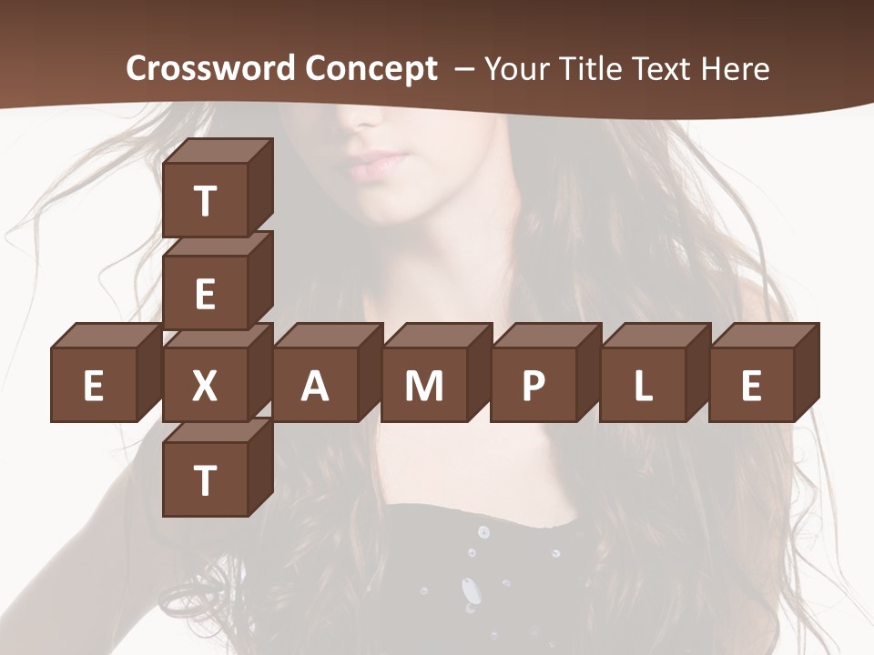 Beauty White Background Isolated PowerPoint Template