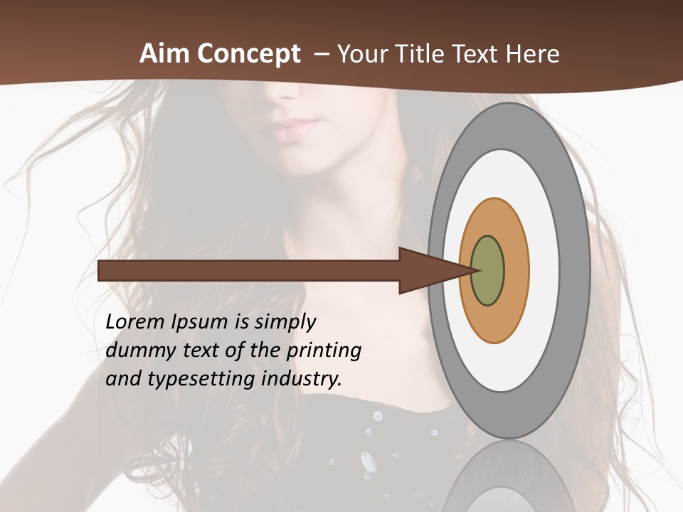 Beauty White Background Isolated PowerPoint Template