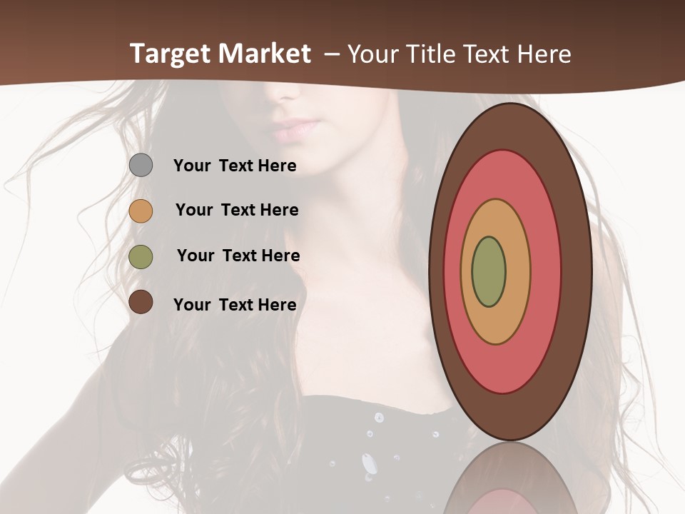 Beauty White Background Isolated PowerPoint Template