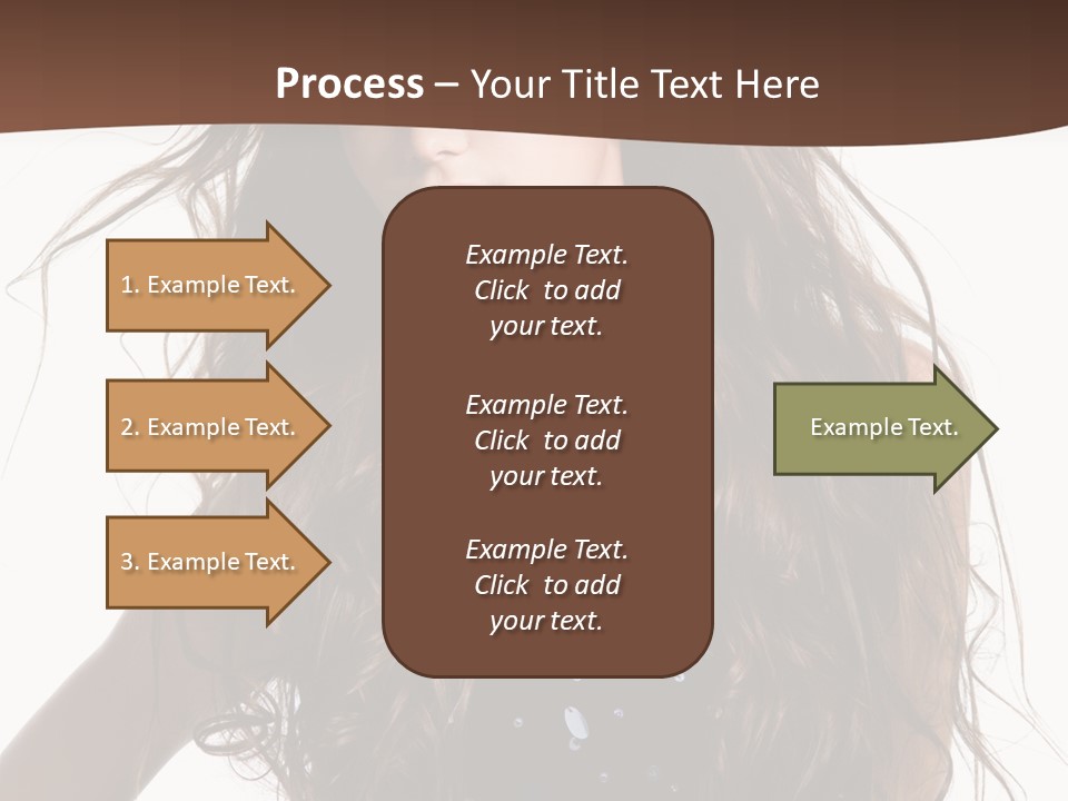 Beauty White Background Isolated PowerPoint Template