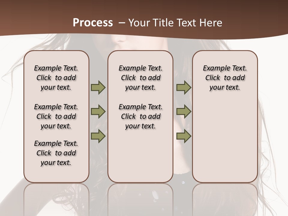 Beauty White Background Isolated PowerPoint Template