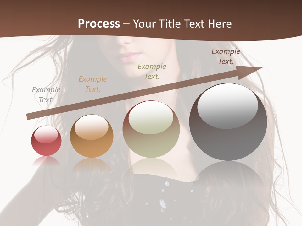 Beauty White Background Isolated PowerPoint Template