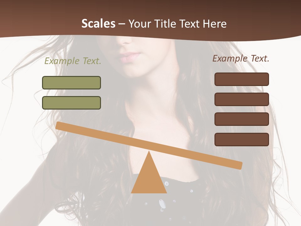 Beauty White Background Isolated PowerPoint Template