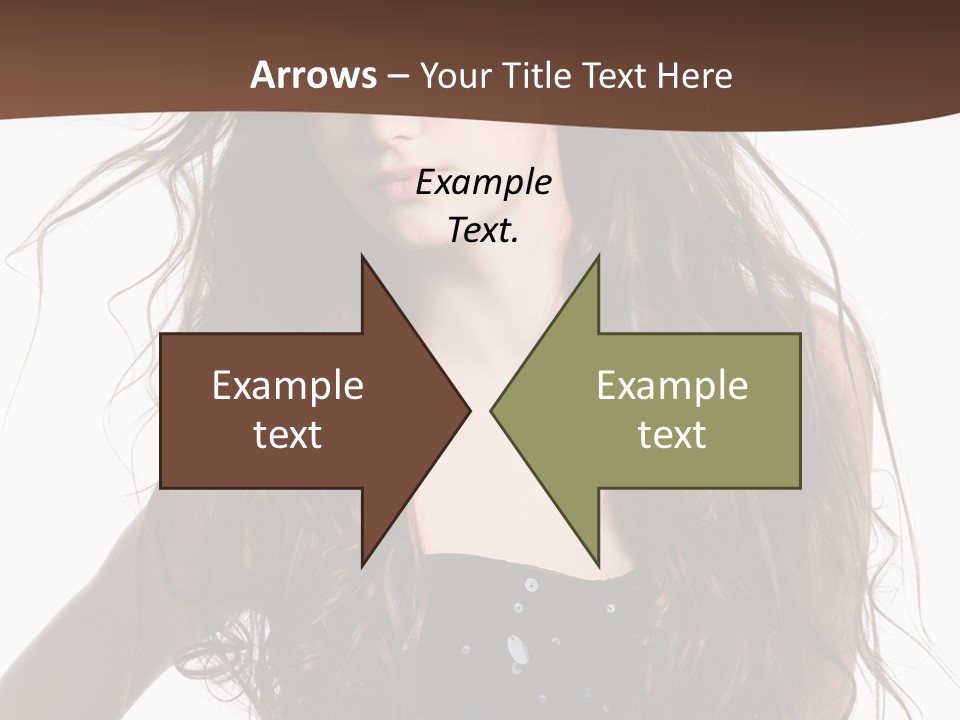 Beauty White Background Isolated PowerPoint Template