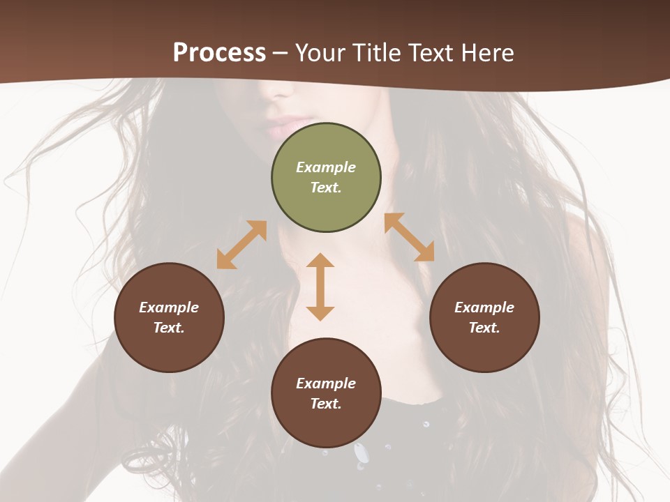 Beauty White Background Isolated PowerPoint Template