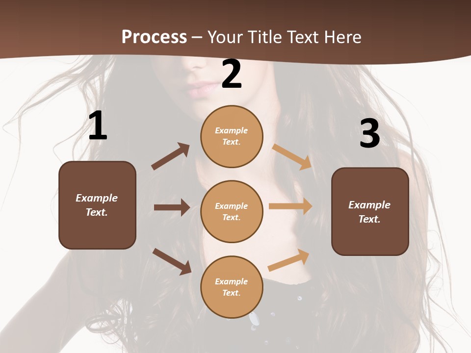 Beauty White Background Isolated PowerPoint Template