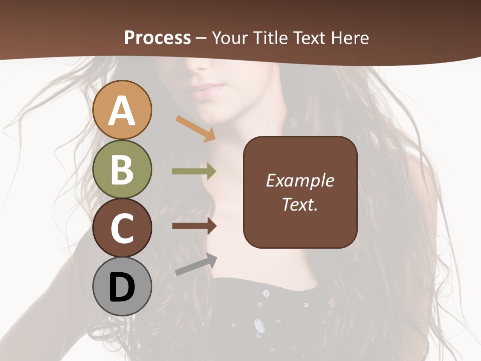 Beauty White Background Isolated PowerPoint Template