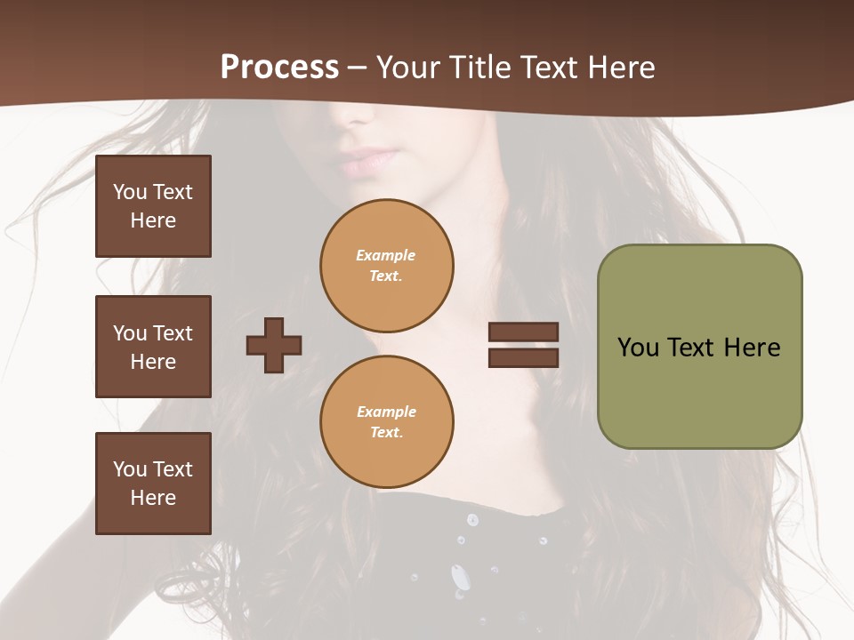 Beauty White Background Isolated PowerPoint Template