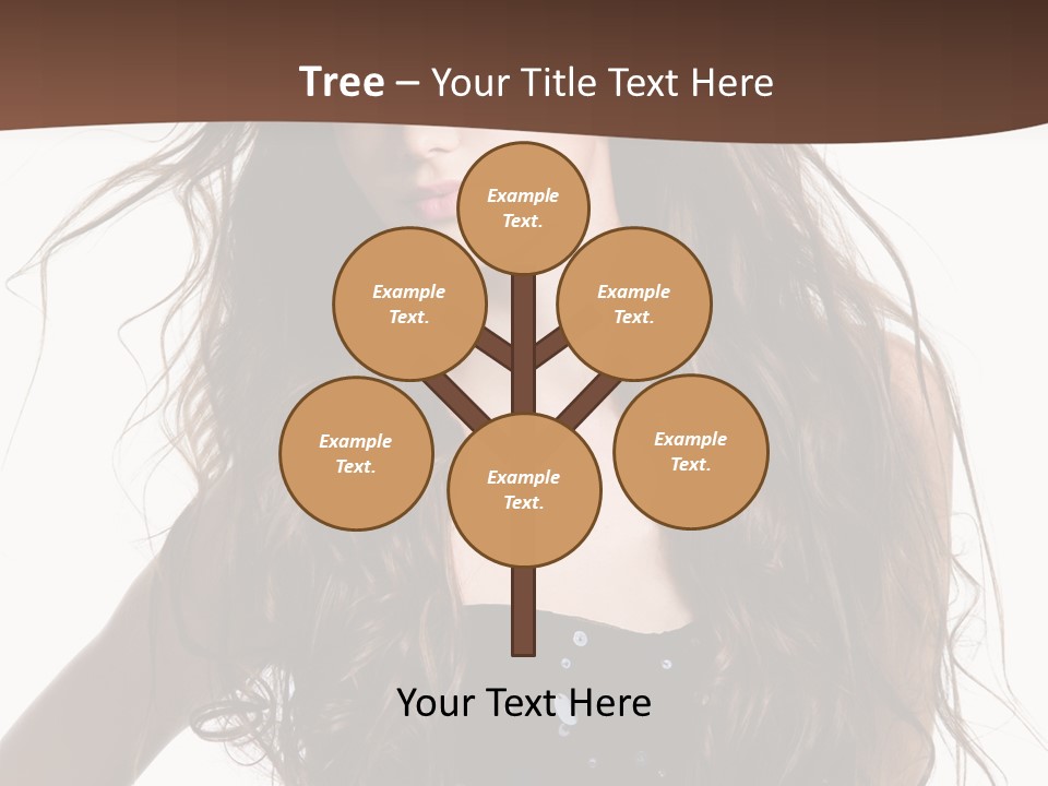 Beauty White Background Isolated PowerPoint Template