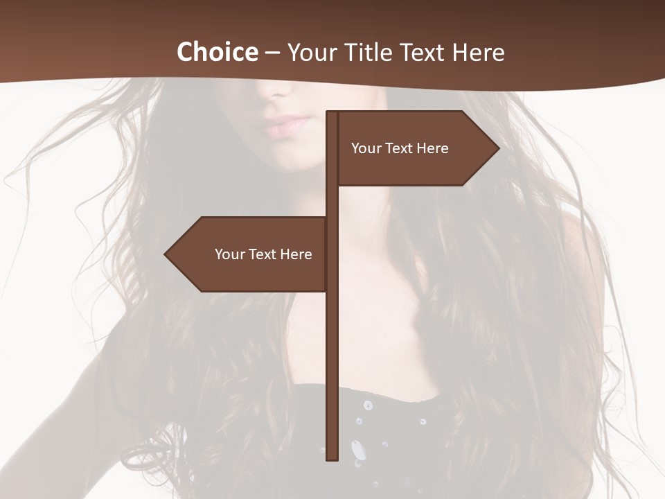 Beauty White Background Isolated PowerPoint Template