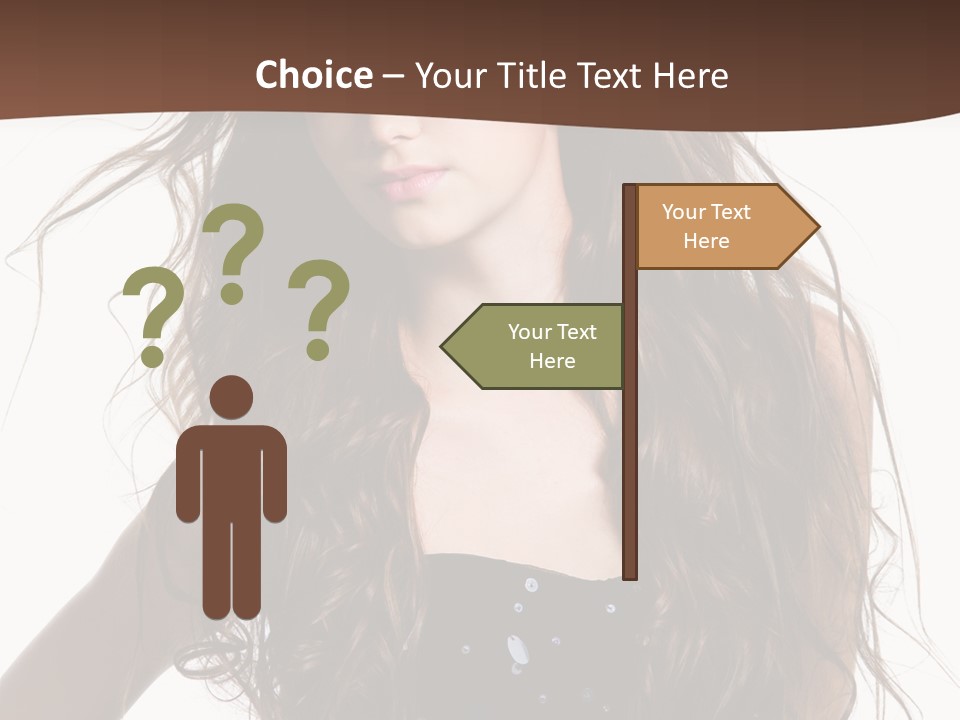 Beauty White Background Isolated PowerPoint Template