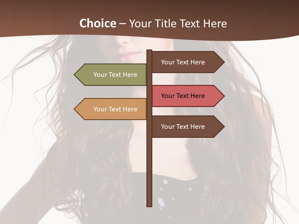 Beauty White Background Isolated PowerPoint Template