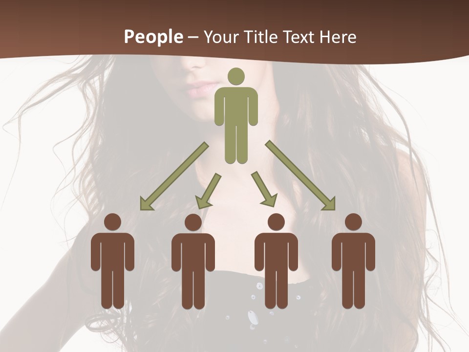 Beauty White Background Isolated PowerPoint Template