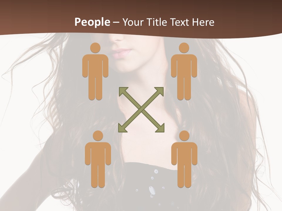 Beauty White Background Isolated PowerPoint Template