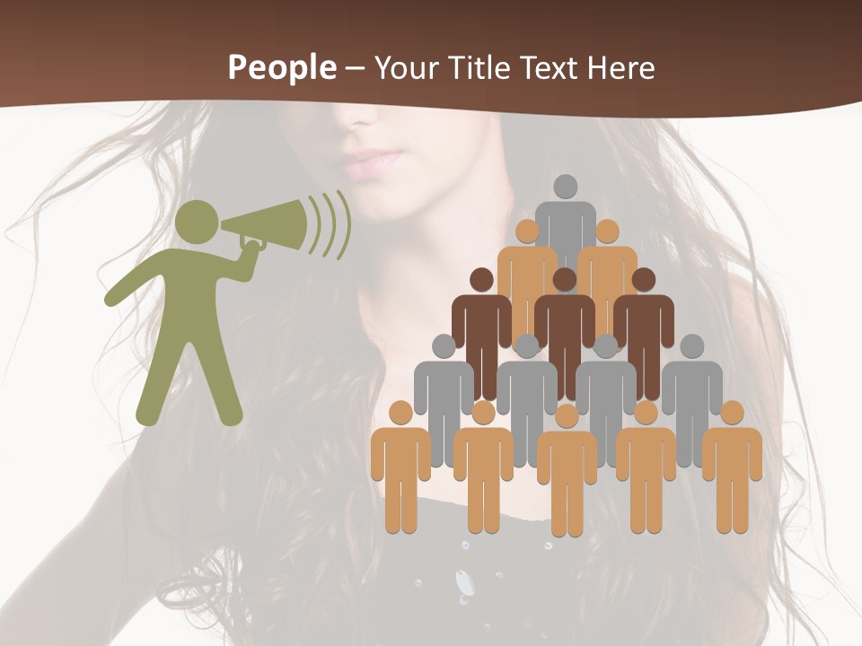 Beauty White Background Isolated PowerPoint Template