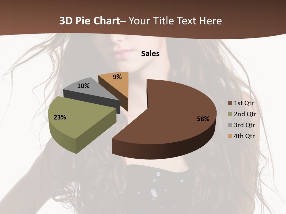 Beauty White Background Isolated PowerPoint Template