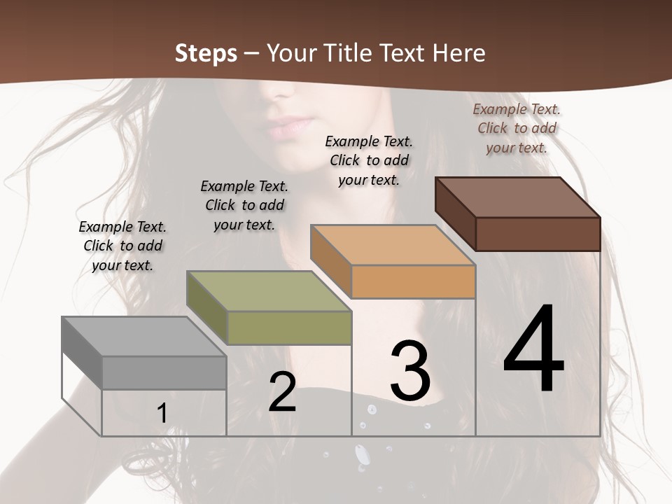 Beauty White Background Isolated PowerPoint Template