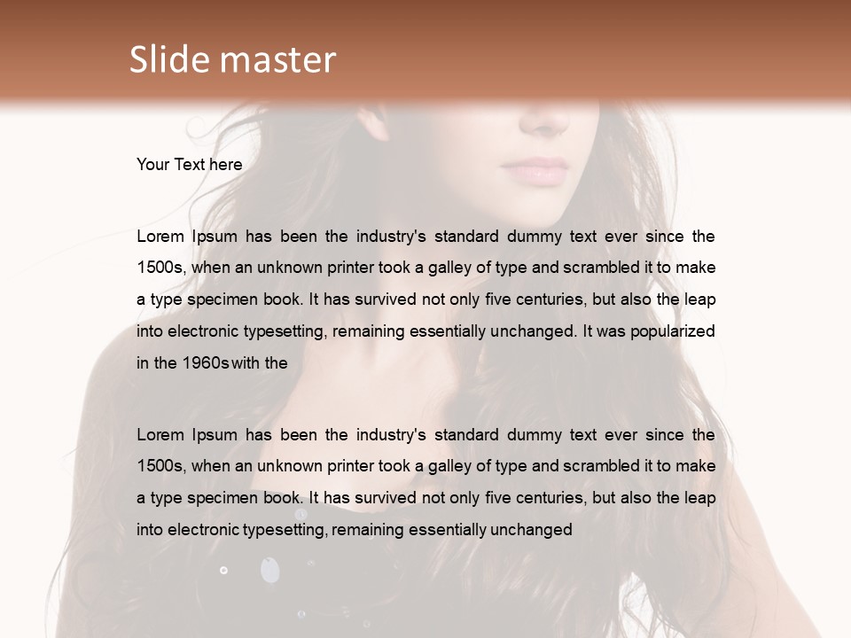 Sexy People Elegance PowerPoint Template