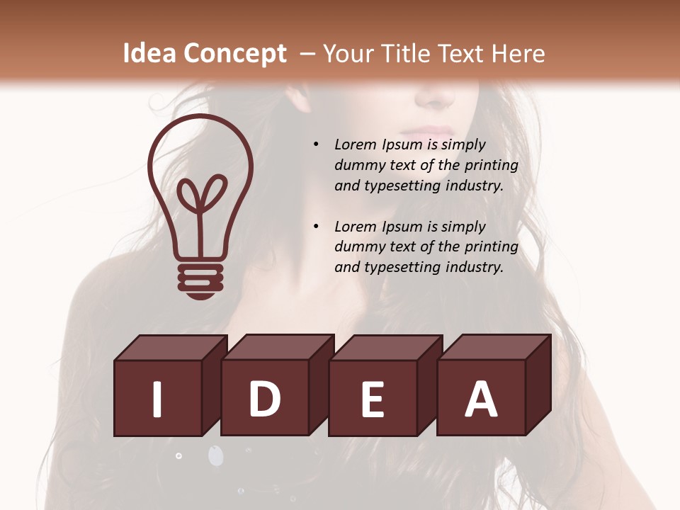 Sexy People Elegance PowerPoint Template