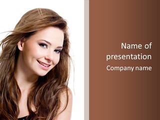 Isolated Elegance Young PowerPoint Template