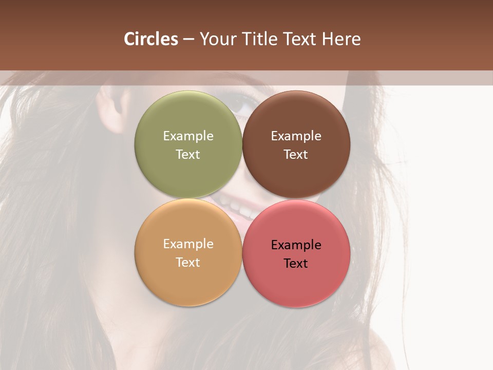 Isolated Elegance Young PowerPoint Template