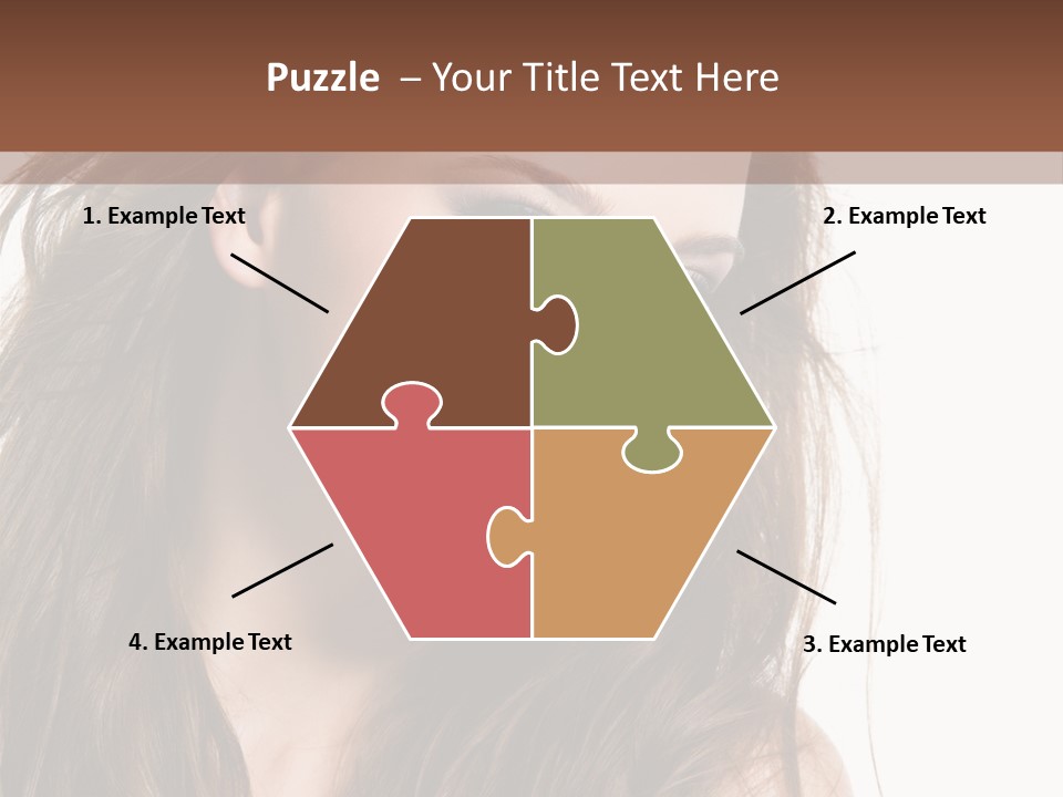 Isolated Elegance Young PowerPoint Template