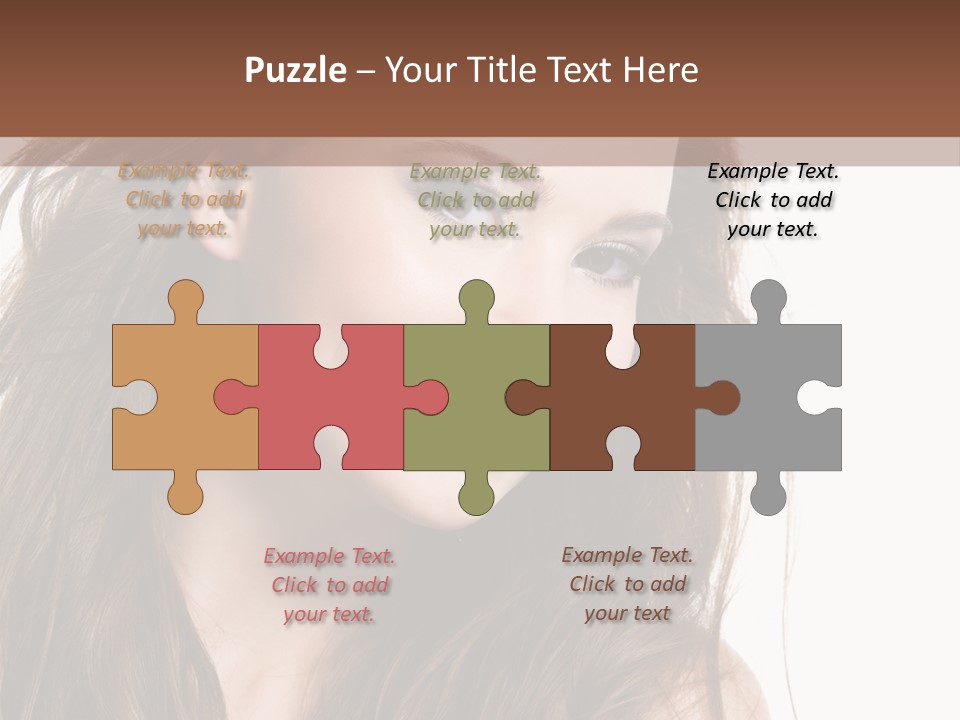 Isolated Elegance Young PowerPoint Template