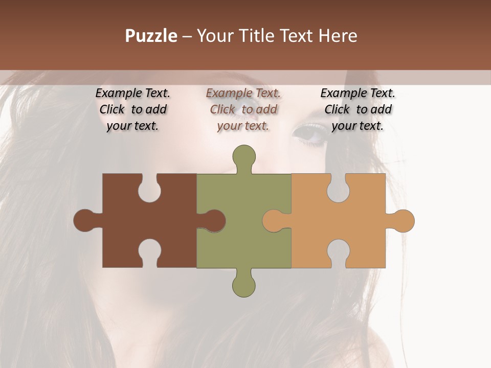 Isolated Elegance Young PowerPoint Template