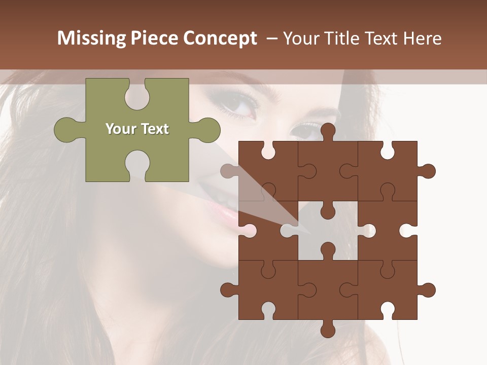 Isolated Elegance Young PowerPoint Template