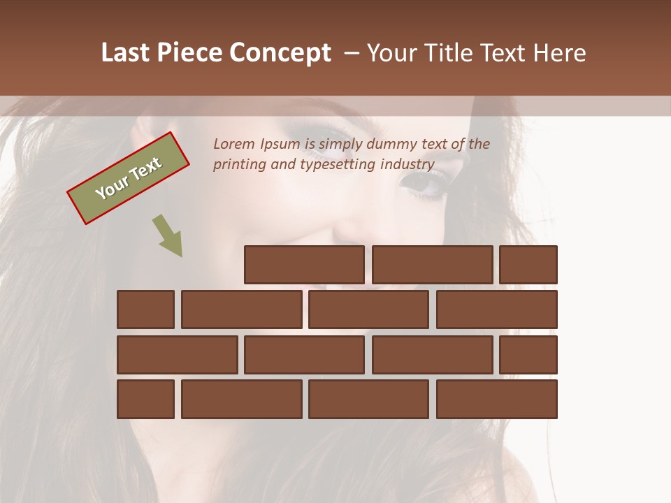 Isolated Elegance Young PowerPoint Template