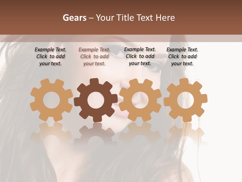 Isolated Elegance Young PowerPoint Template