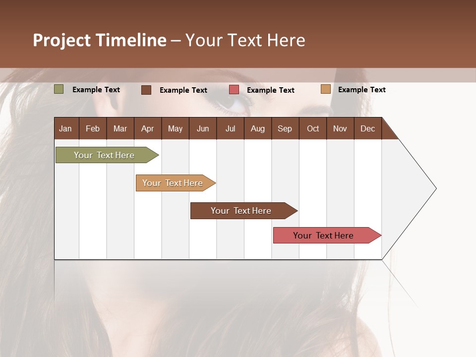 Isolated Elegance Young PowerPoint Template