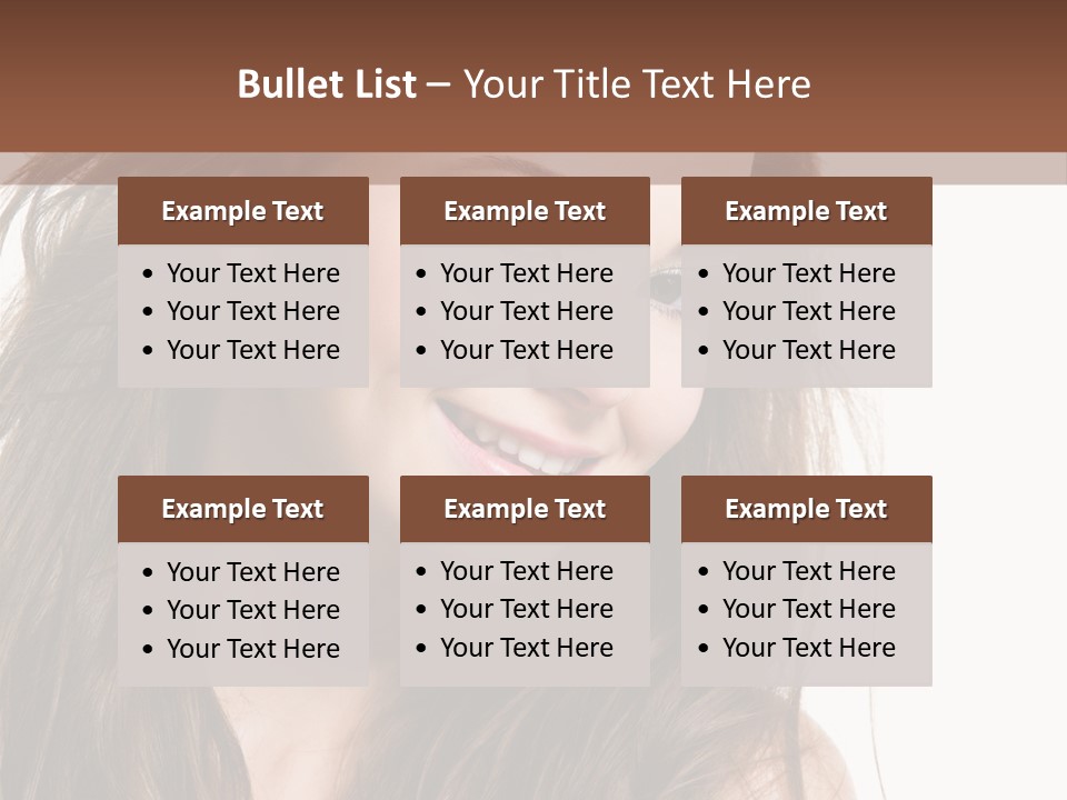 Isolated Elegance Young PowerPoint Template