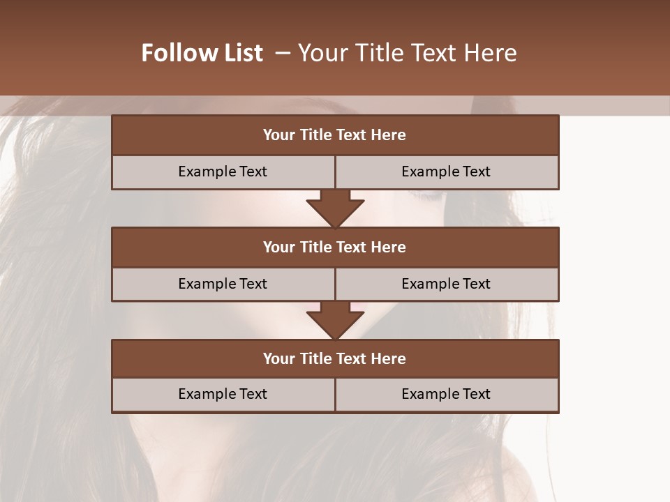 Isolated Elegance Young PowerPoint Template