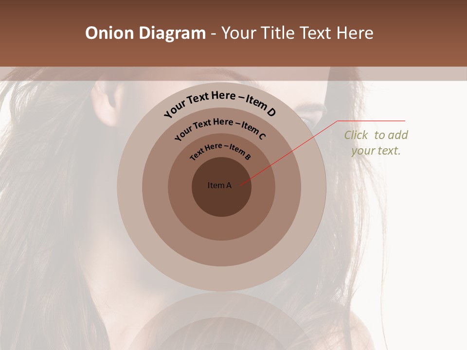 Isolated Elegance Young PowerPoint Template