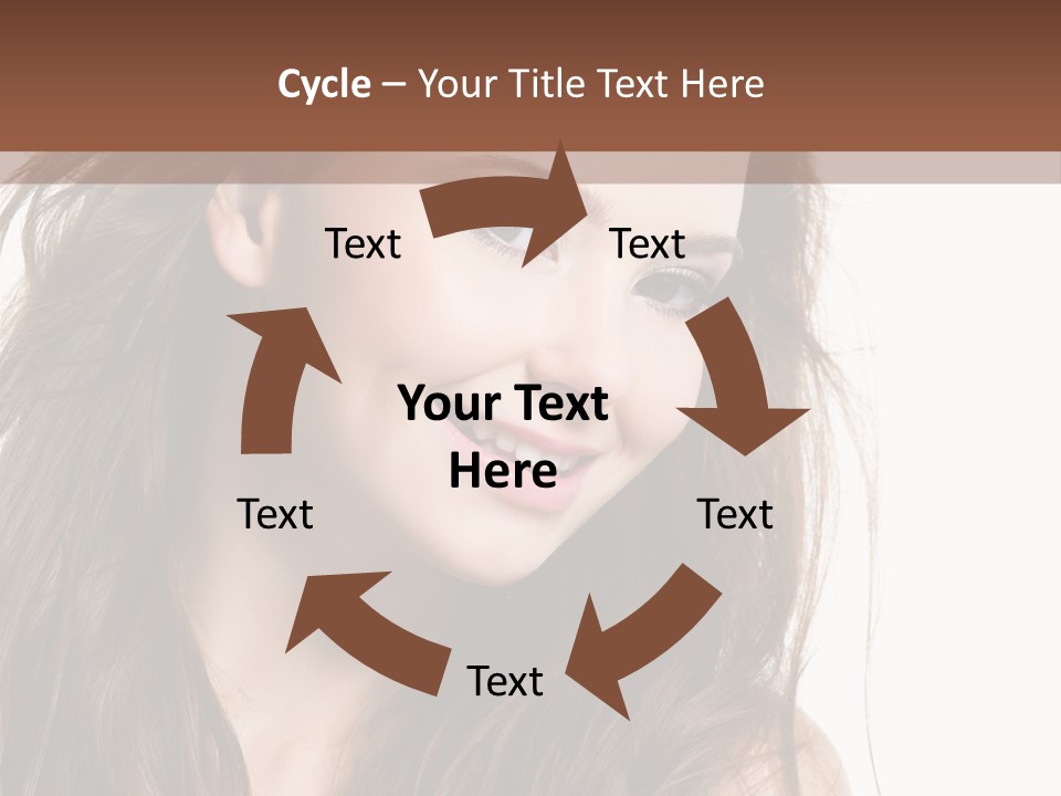 Isolated Elegance Young PowerPoint Template