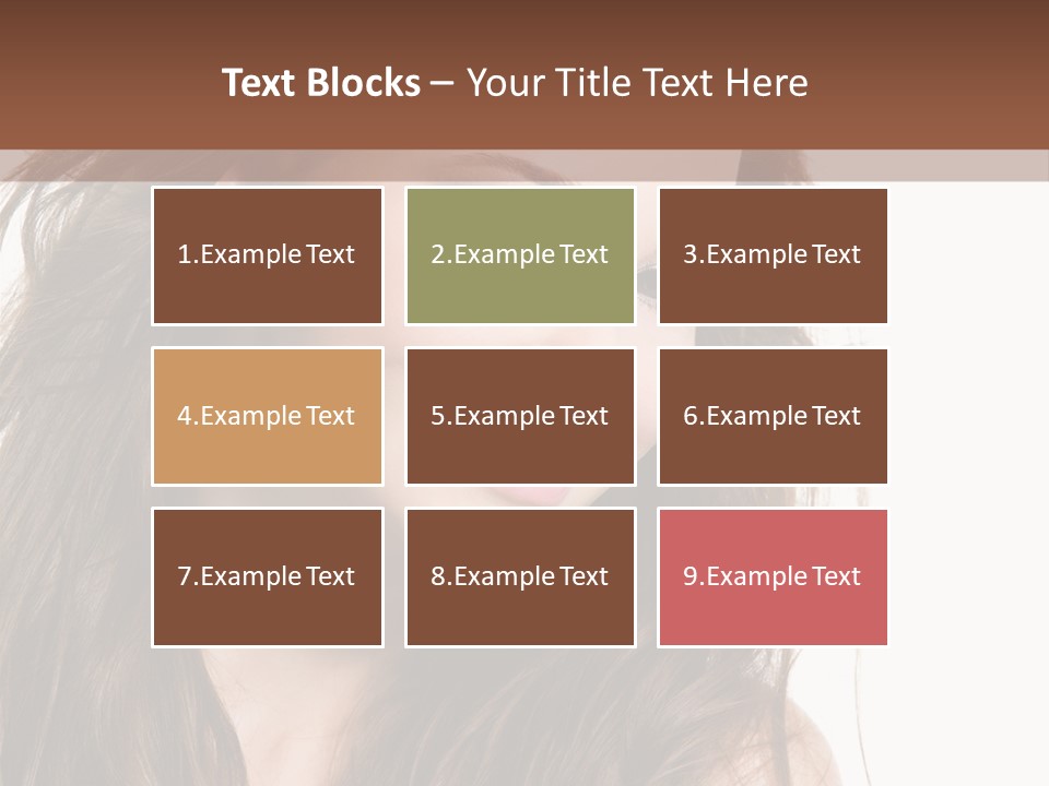 Isolated Elegance Young PowerPoint Template
