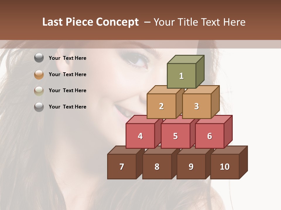 Isolated Elegance Young PowerPoint Template
