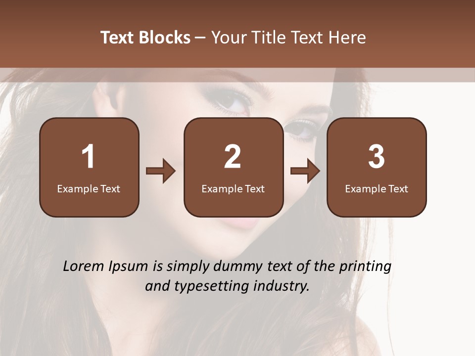 Isolated Elegance Young PowerPoint Template