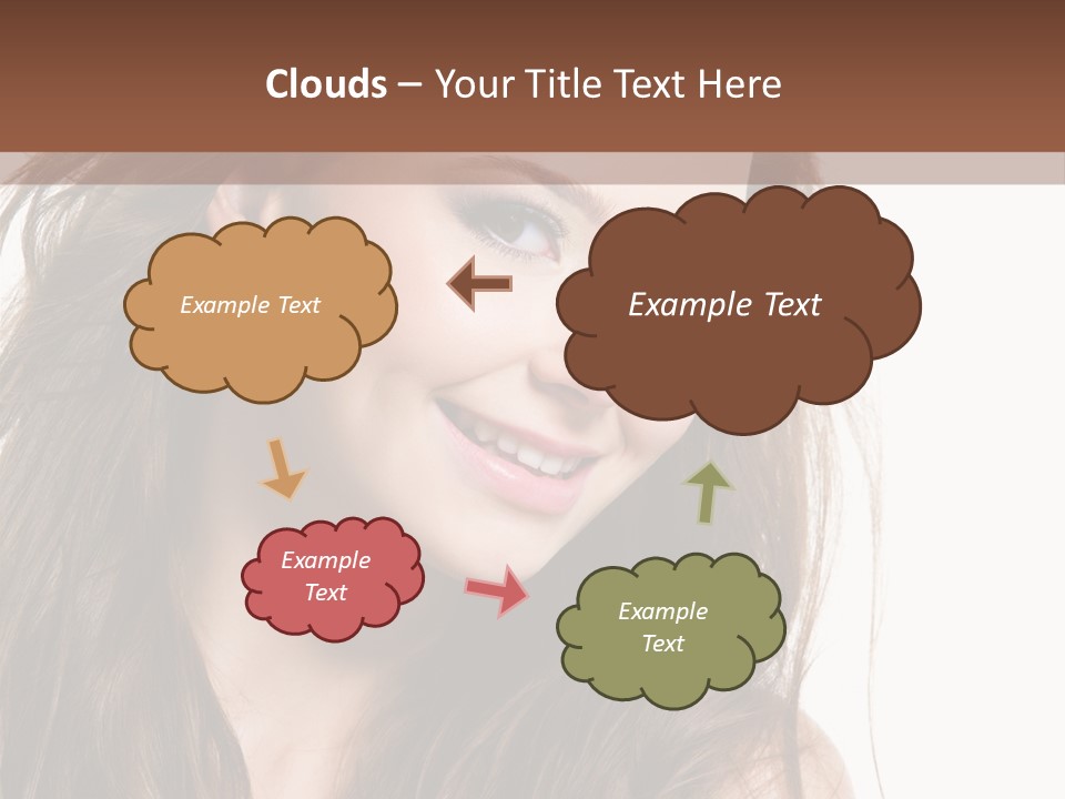 Isolated Elegance Young PowerPoint Template