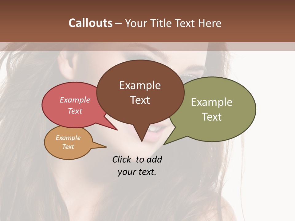 Isolated Elegance Young PowerPoint Template